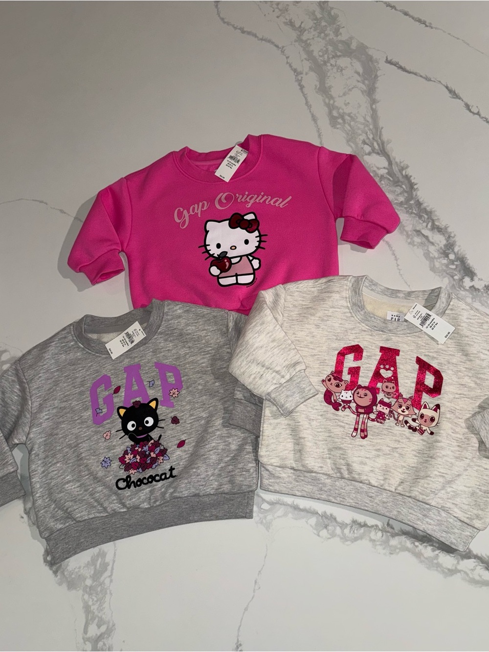 GAP Baby Sweatshirts Bundle NEW 12-18M